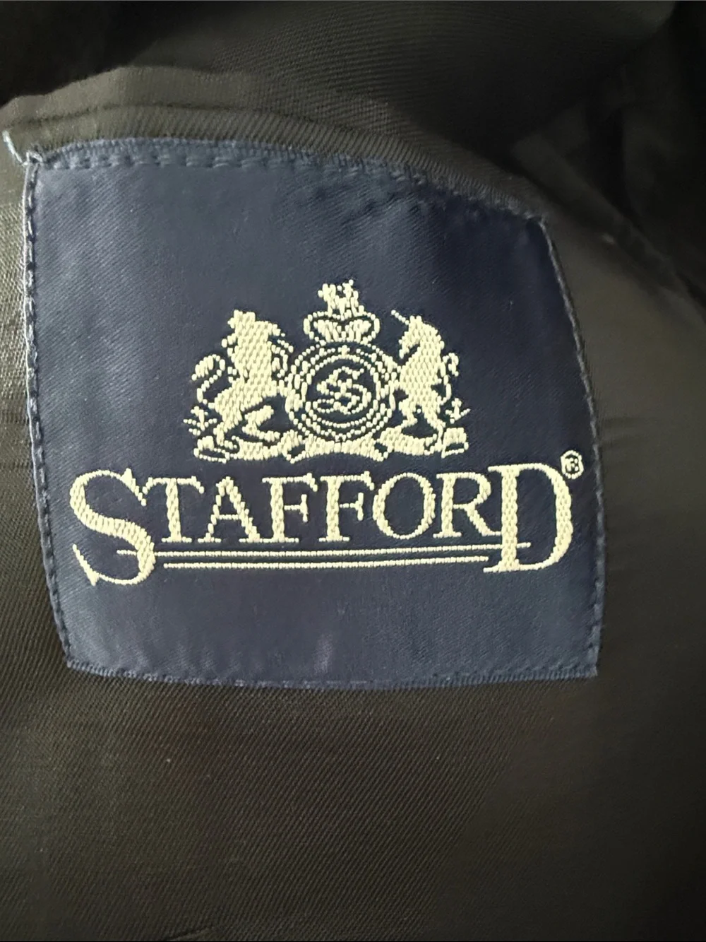 Vintage Stafford Wool Donegal Tweed Blazer Men's Gray Elbow Patches Sz 40S